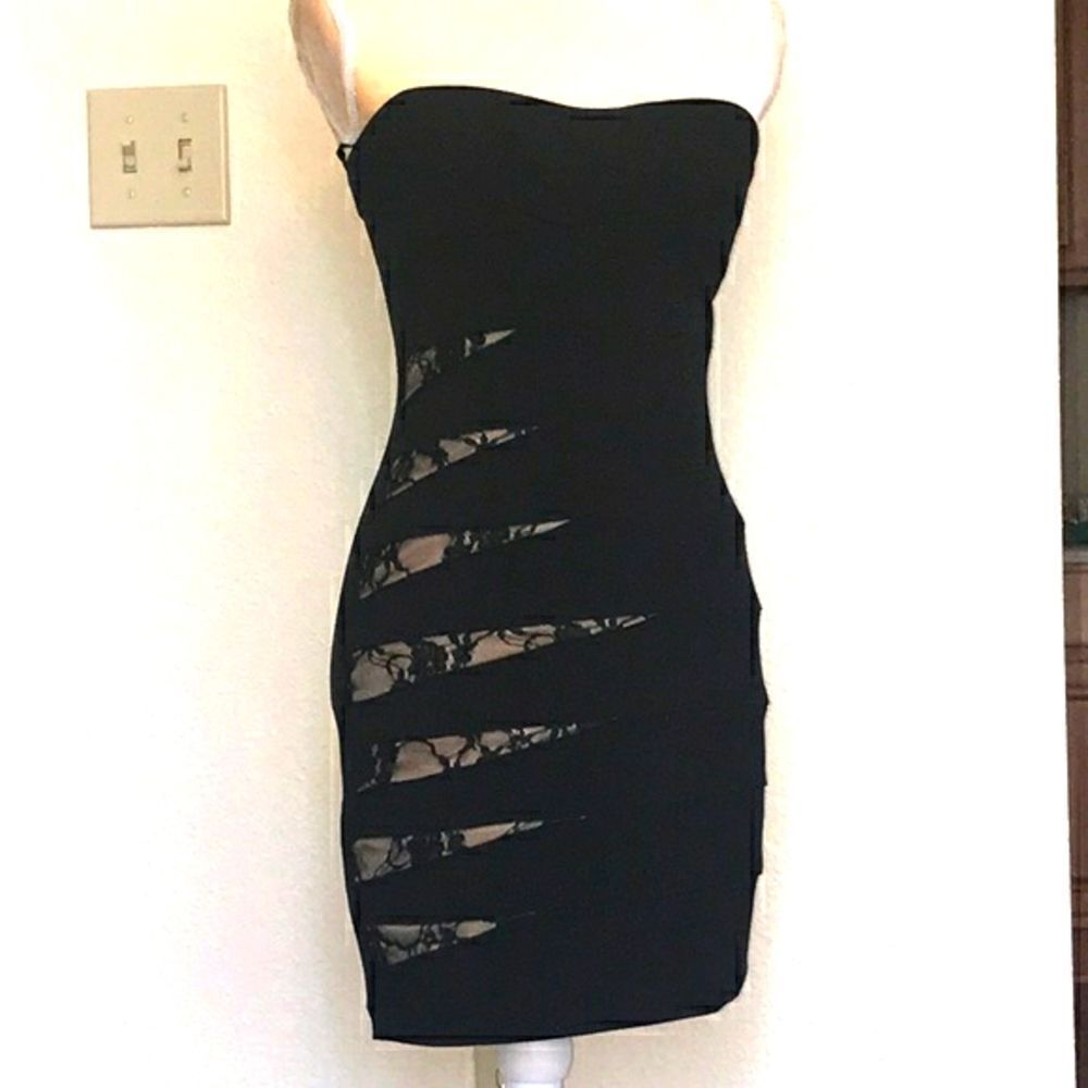 City triangles black dress